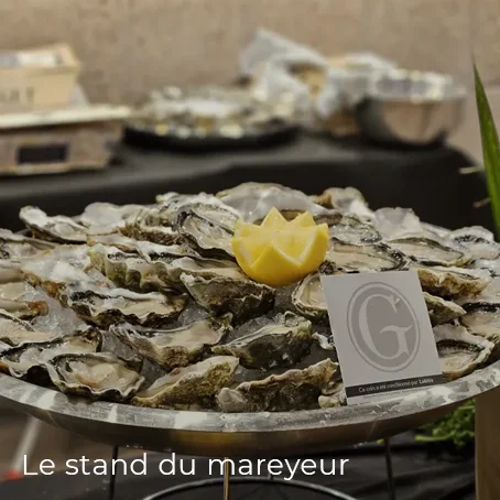 Live cooking - Animations salées : Le stand du mareyeur