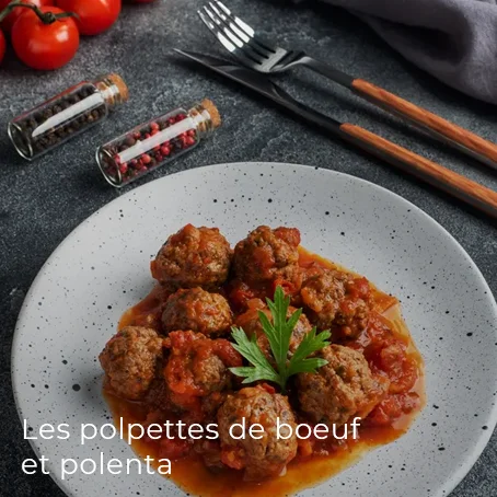 Live cooking - Animations salées : Les polpettes de boeuf et polenta