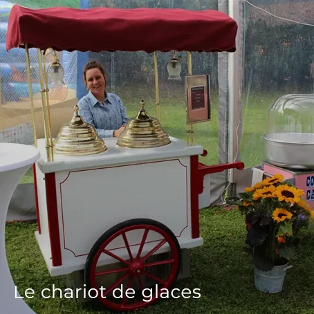 Live cooking - Animations sucrées : Le chariot de glaces