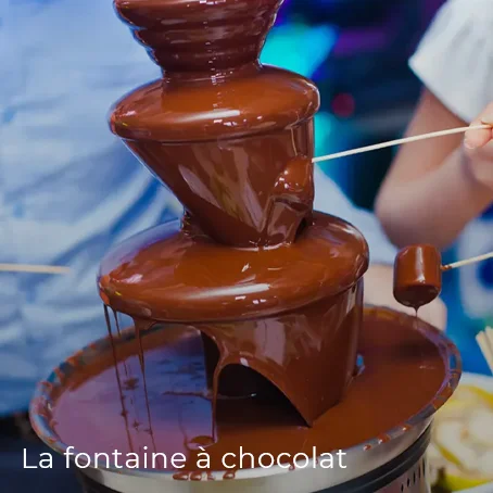 Live cooking - Animations sucrées : La fontaine à chocolat