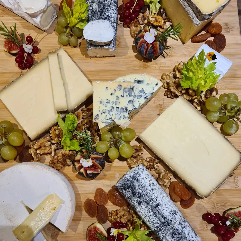 Le buffet de fromages italiens