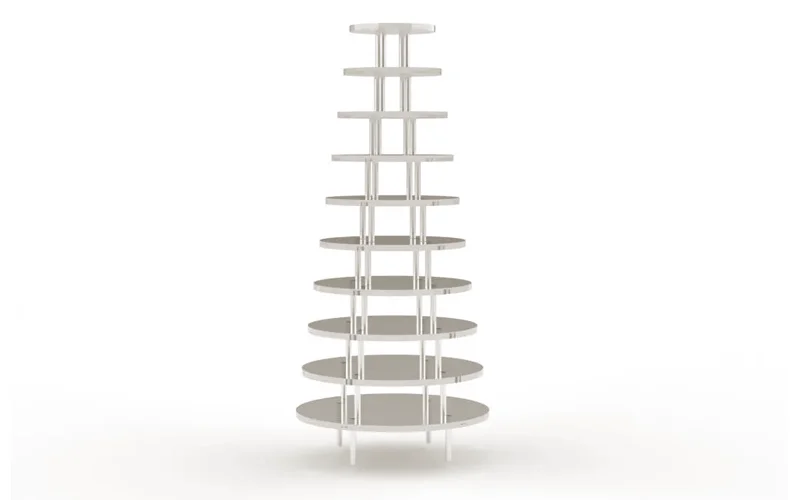 Supports de pièces-montées : Support en inox