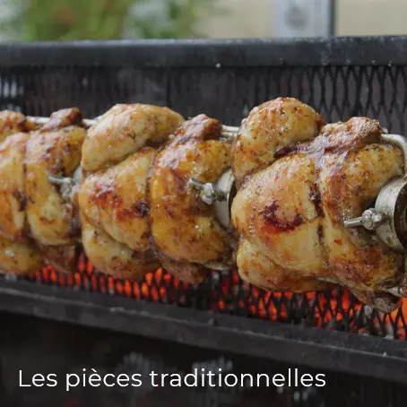 Broches & barbecues : Broches et méchoui - Les pièces traditionnelles