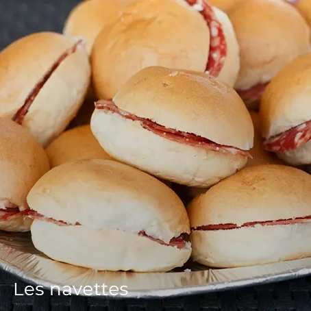 Lunches & sandwiches : les sandwiches à la carte - Les navettes
