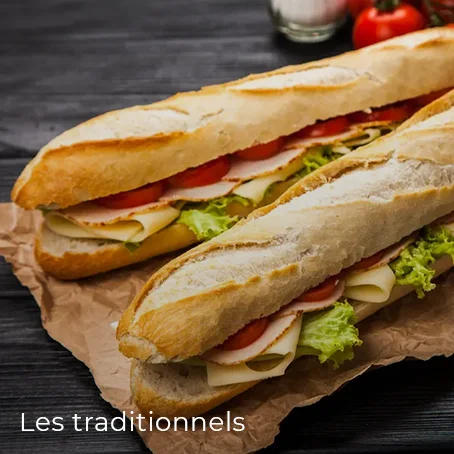 Lunches & sandwiches : les sandwiches à la carte - Les traditionnels