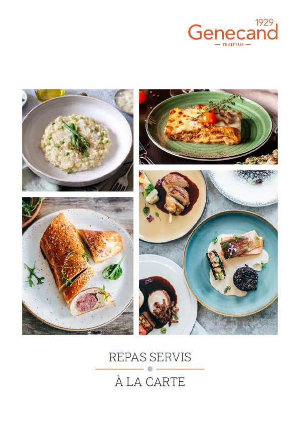 Repas servis - À la carte