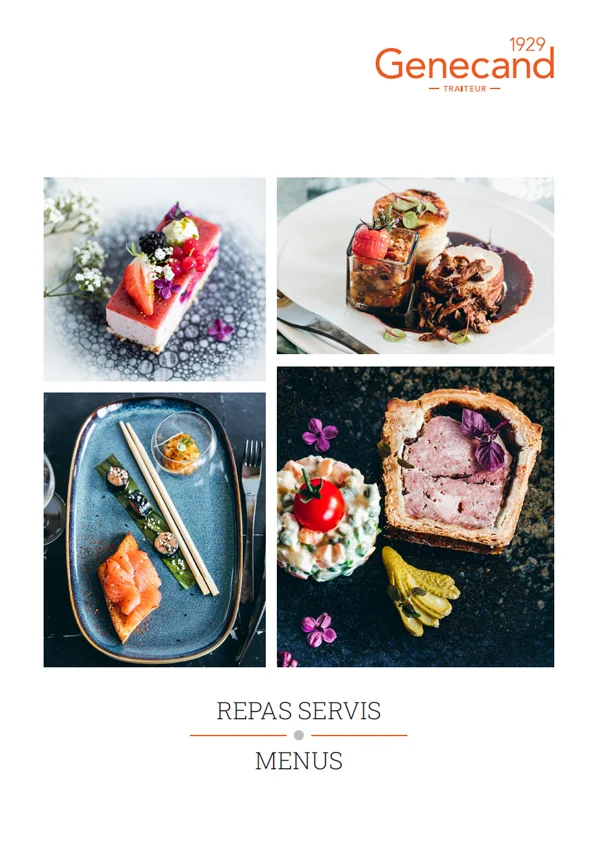 Repas servis - Menus