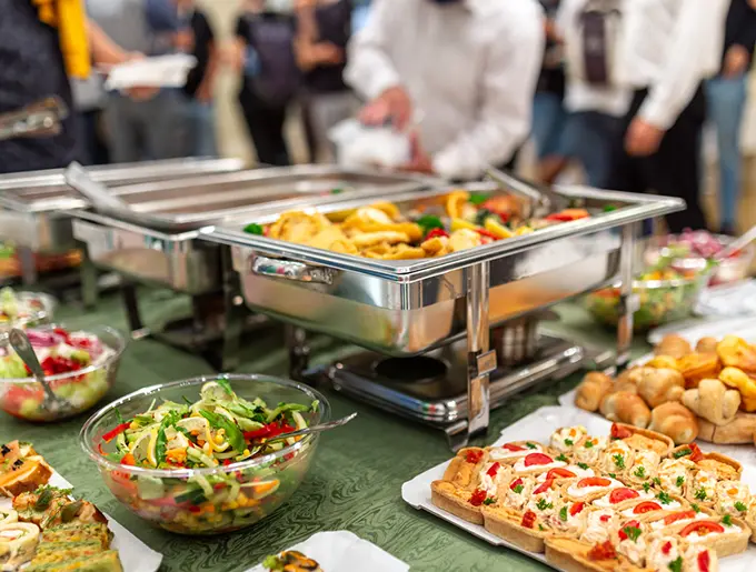 Repas en buffet