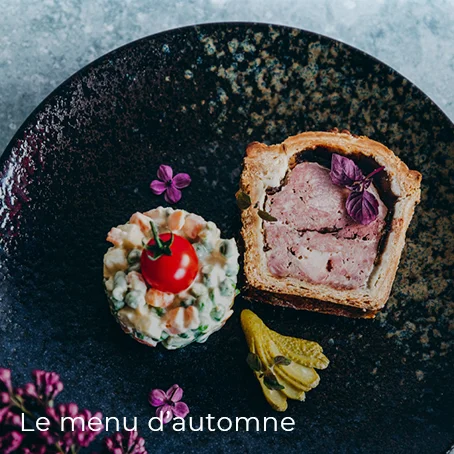 Repas servis : Les menus - Le menu d'automne
