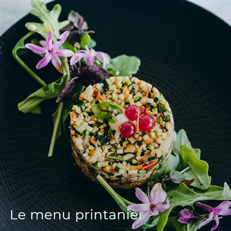 Repas servis : Les menus - Le menu printanier