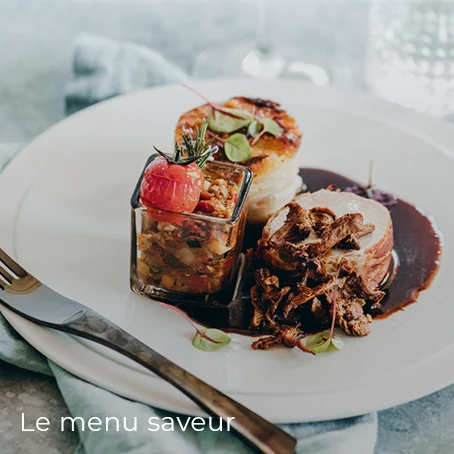 Repas servis : Les menus - Le menu saveur