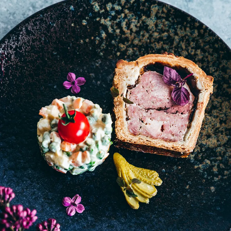 repas servis : plats a la carte - Les entrées froides