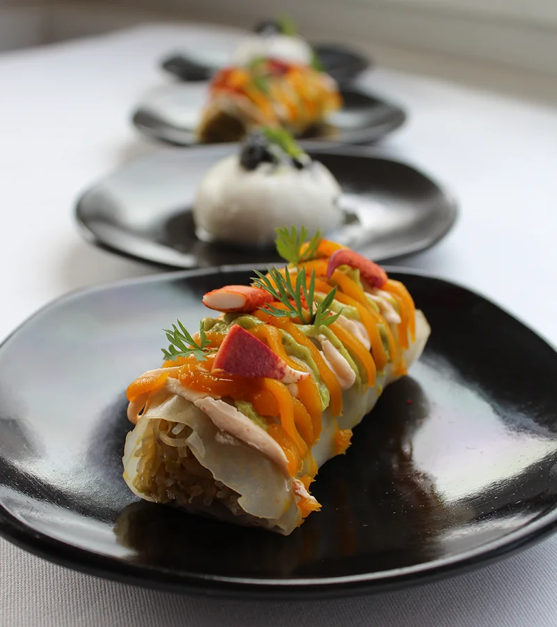 repas servis : plats à la carte - les mises en bouche