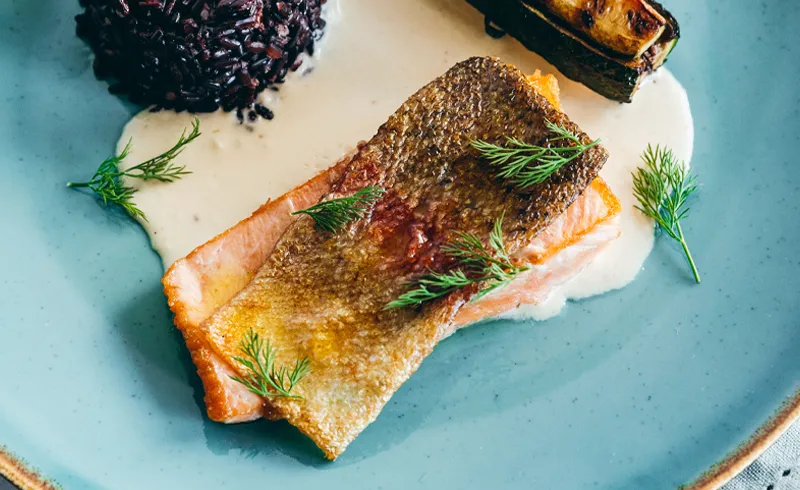 repas servis plats a la carte poissons